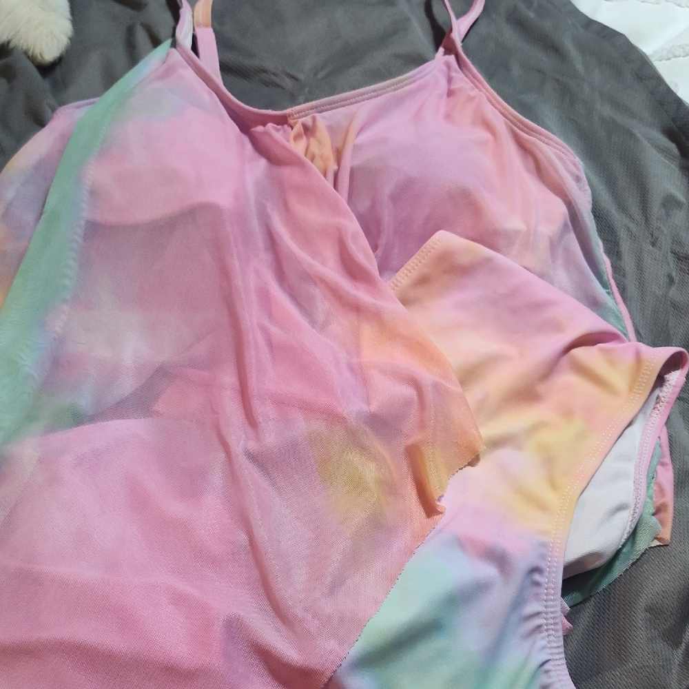 SHEIN Multicolor Tie-Dye Bikini